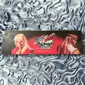 Street Fighter Alpha Arcade Video Game Marquee Sign Header Wall Art Decor